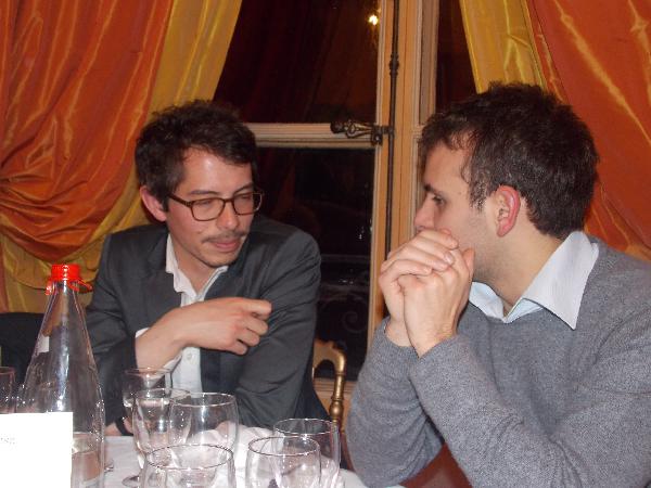 Thomas Porcher, nomié pour le prix AEE 2013, et Paul Codani